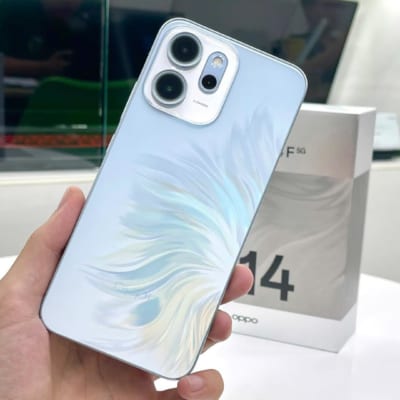 [Siêu Lướt] OPPO Reno 14 F 5G 12/256GB Màu Xanh Dương Bảo hành TGDĐ 8/2026,Đẹp như mới , máy nguyên zin