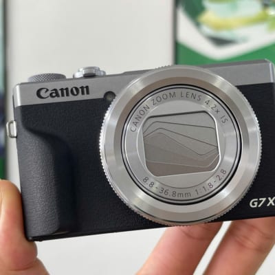 [Máy Ảnh] CANON PowerShot G7X MARK III + LENS 8.8-36MM Ngoại hình đẹp như mới - máy nguyên zin